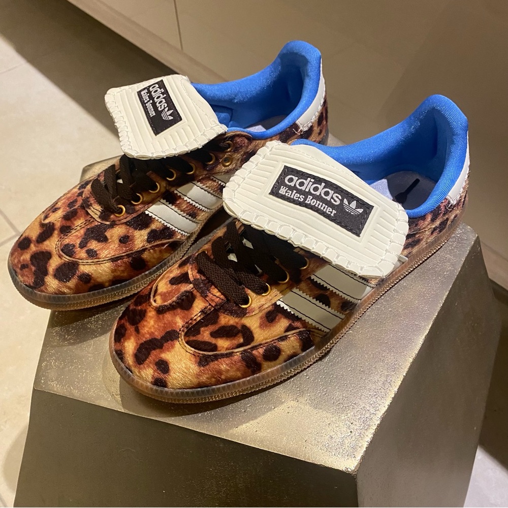 NWOT Adidas Samba Wales Bonner Animal Print Size 7.5 Women